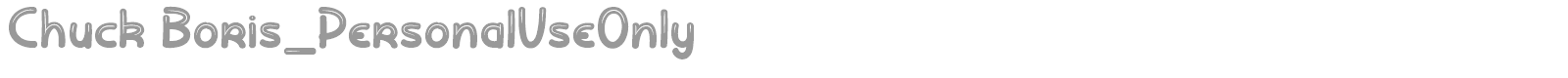 Chuck Boris font preview